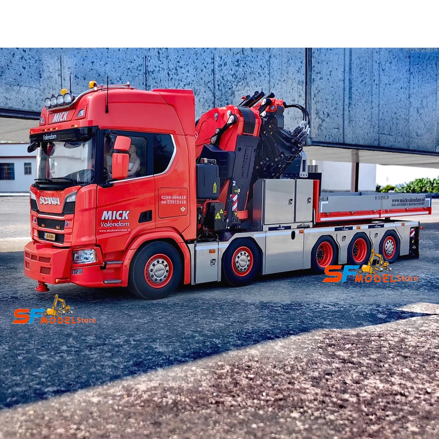 F1650クレーン 10x10 R650 RCトラック 1/14 油圧クレーントラック