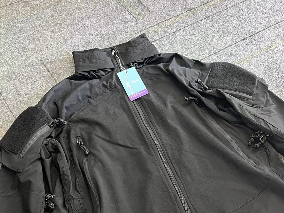 Tactical Nylon Soft Shell Zipper Coat PCU L5 Wind Coat