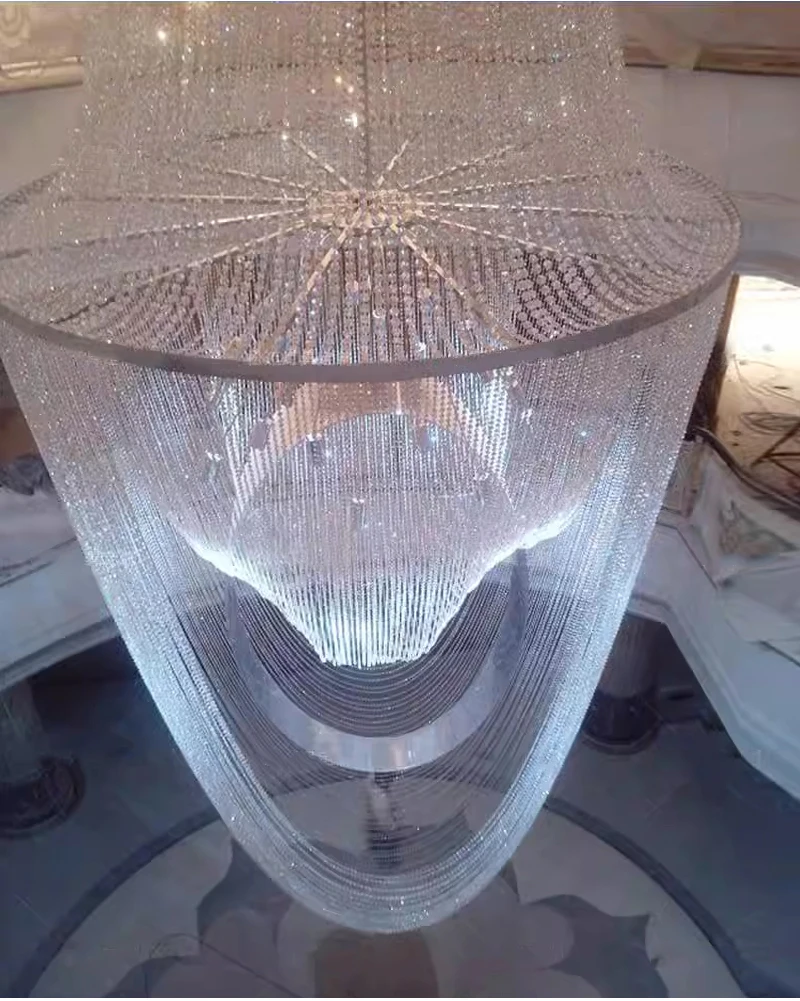 Glided Splendor Crystal Chandelier