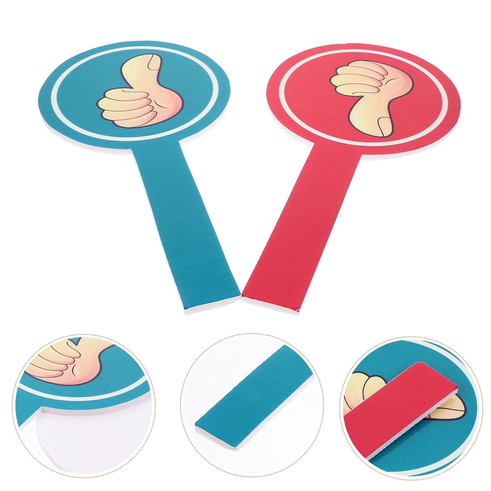 

Thumbs Up Thumbs Down Paddles Classroom Voting Paddles Yes Or No Answer Board Auction Signs Teacher Interaction Event Supplies