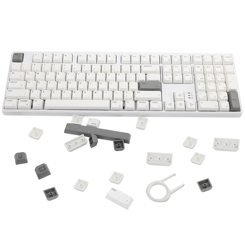 PBT Űĸ 127 Ű, XDA ,  ѱ þƾ Űĸ,  ȭ, Cherry MX 104 87/61  Ű