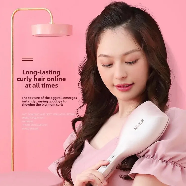 French Style Egg Rolling Hair Curler Bar Cat Claw Design Smooth Wave Pattern Hair Ironing Tool Large And Small Roll Clip Board