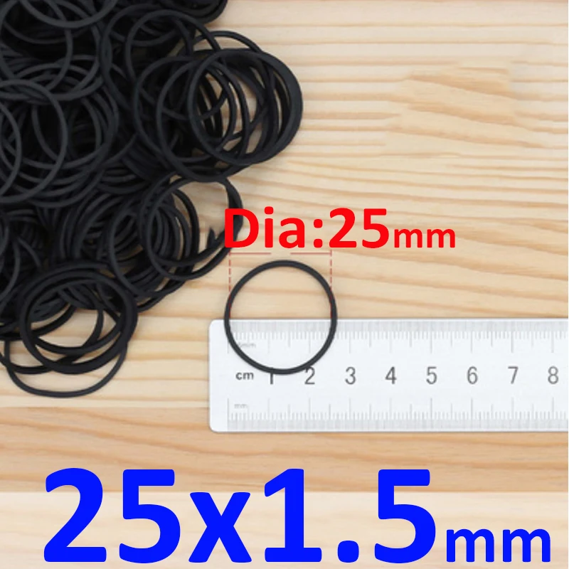25x1.5mm (Black)
