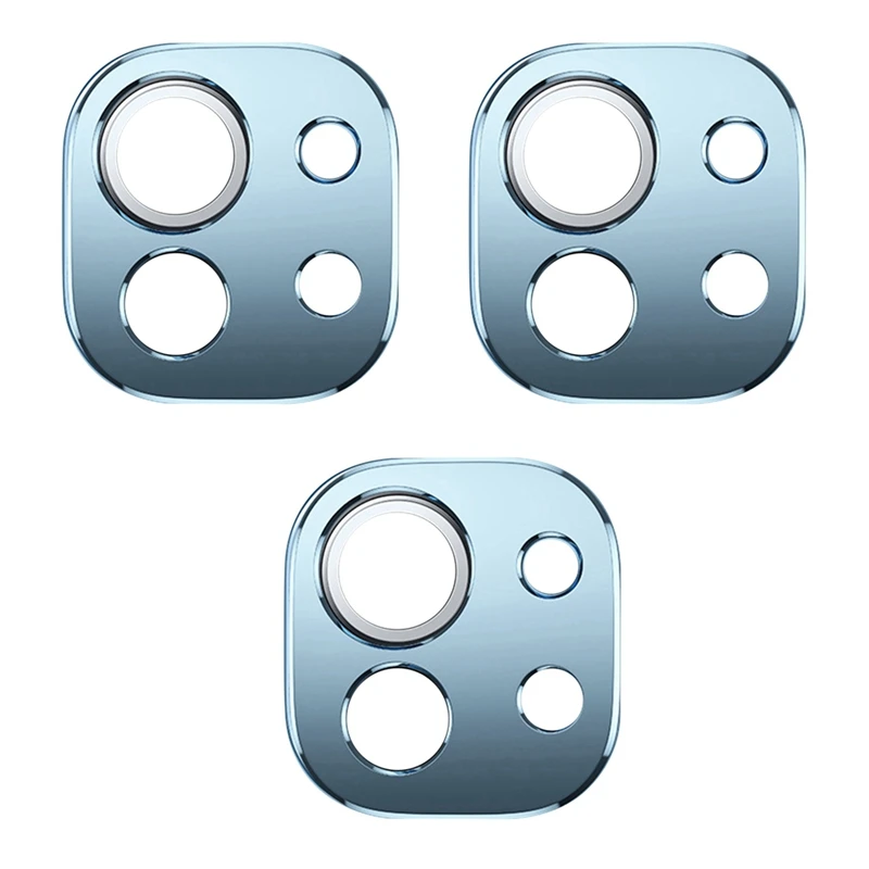 

3X Синий защитный экран для объектива камеры Xiaomi 11 Алюминиевый Сплав кольцевая пленка для Xiaomi Mi 11 Крышка для объектива чехол