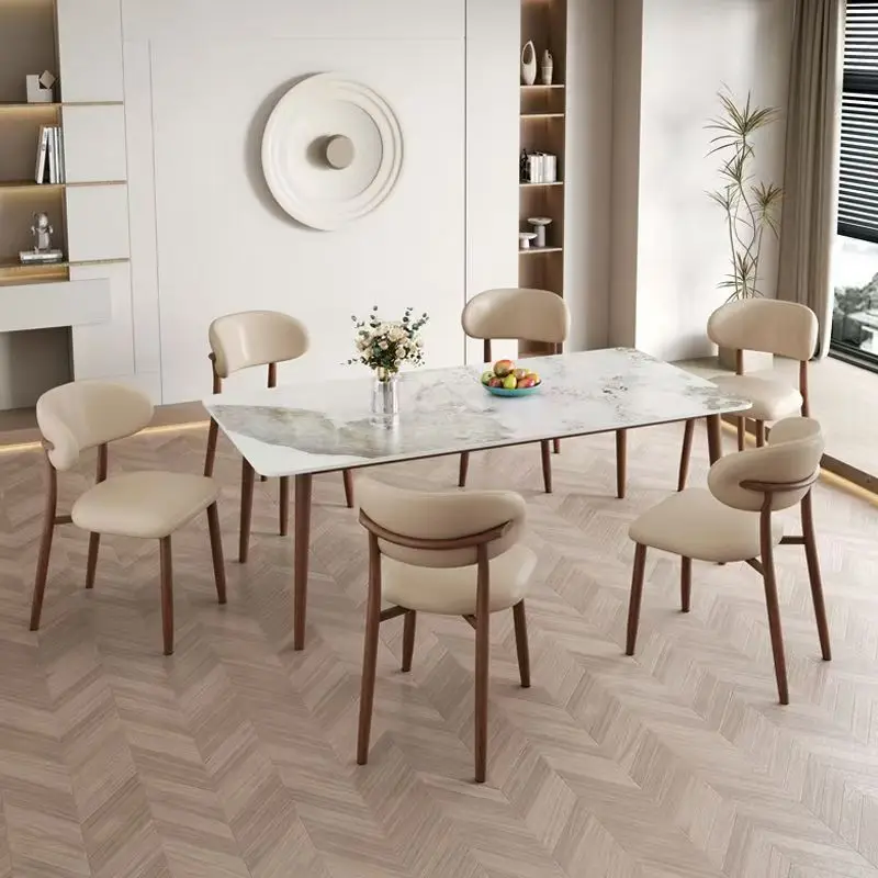 Description Picture 6 of itemElegant Solid Wood Dining Chair with Soft Upholstered Back for Home and Restaurant Use Solid Wood Dining Chair