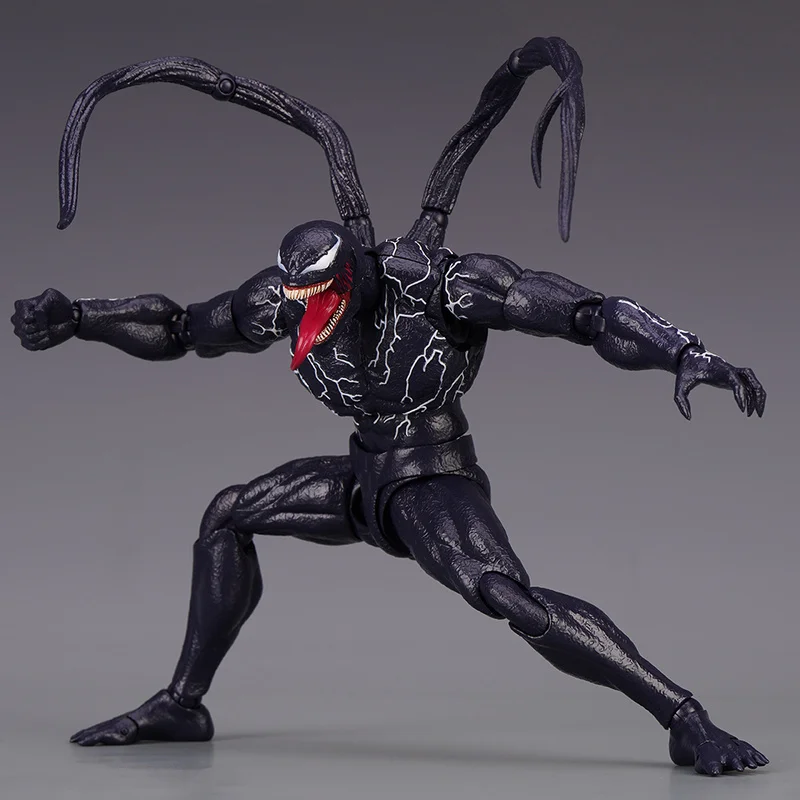 In Magazzino Venom Action Figure Bandai Shf Venom 2 Lascia Che Ci Sia Carnage Anime Figure Model Giocattolo Da Collezione Regalo Di Compleanno Bambola