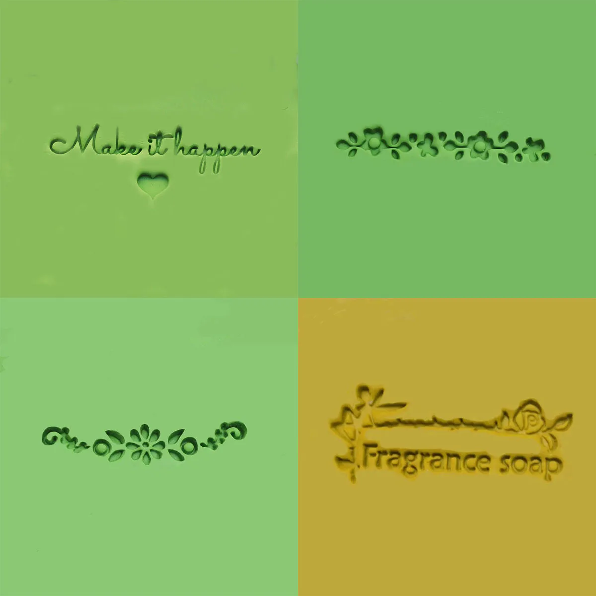 Маленький акриловый штамп для мыла, инструменты для изготовления органического натурального мыла, наборы персонализированных принадлежностей, индивидуальный логотип, 20x50 мм