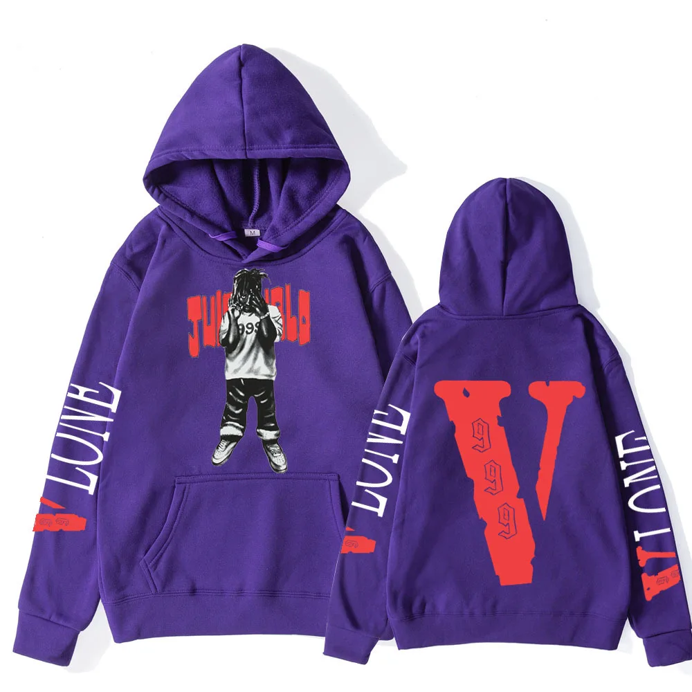 Men's Sweater African Boys Red Big V Printing Loose Street Fashion Sweater Couple Fashion Brand Jacket Hip Hop Hoodies Men