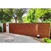 Wood Grain Metal Fence Aluminum Gate 1