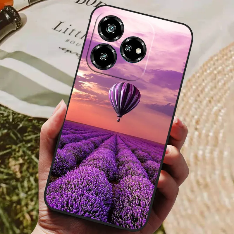 Luxury Painted Silicon Phone Back Cover - Protective Shell Design