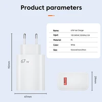 Быстрое зарядное устройство USB 67 Вт для Xiaomi 14 13 12 11 10 Ultra Redmi Note 12T 13 Pro Turbo Кабель для быстрой зарядки типа C Адаптер для быстрой зарядки — изображение 6