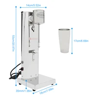 Machine à Milk-Shake commerciale 180W 650ML, en acier inoxydable, mélangeur de crème de lait 18000 tr/min 6