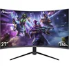 27-inch FHD VA Gaming Curved Monitor with Rainbow Lights, 240Hz Refresh Rate, Eye Care 1080P Display, FreeSync G-Sync 1