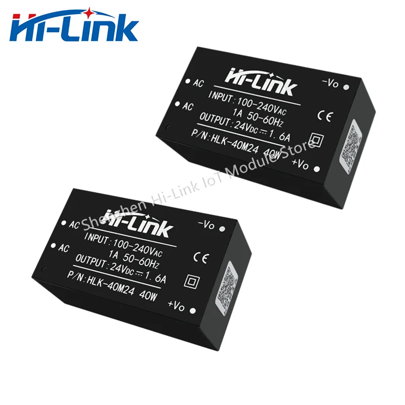 Hilink HLK-40M24 HLK-40M12 220V  12V 24V 40W 시리즈 AC DC 전원 공급 장치 모듈 절연 전력 변환기