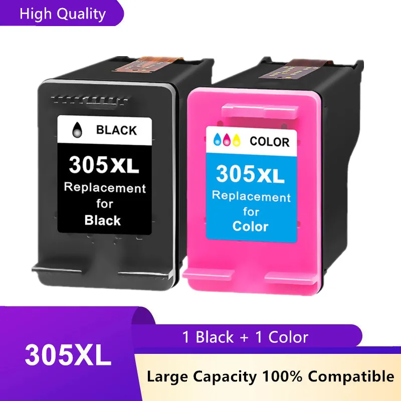Cartucho de tinta remanufacturado 305XL, para HP Dkjet 2710, 2720