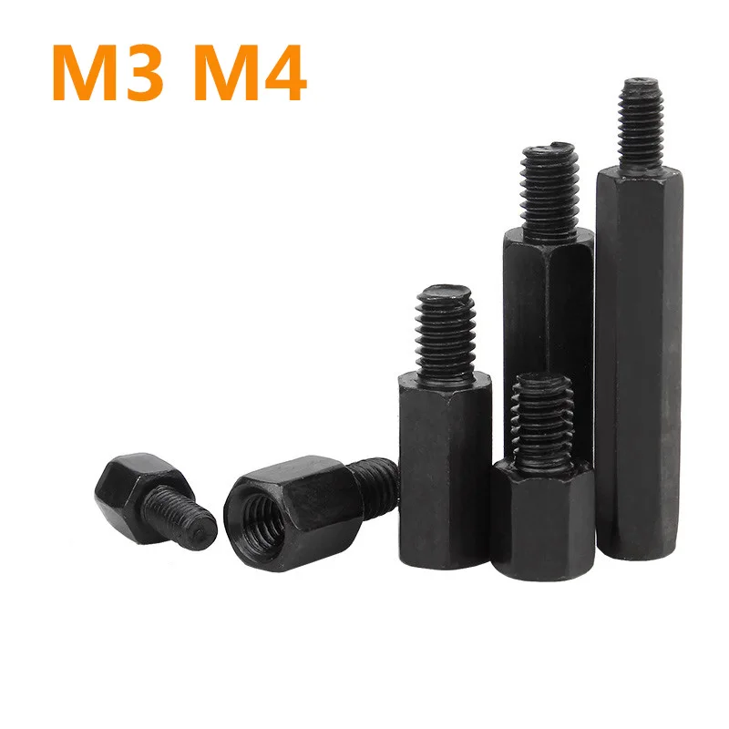 

5-50 шт., шестигранная стойка M3 M4 из углеродистой стали