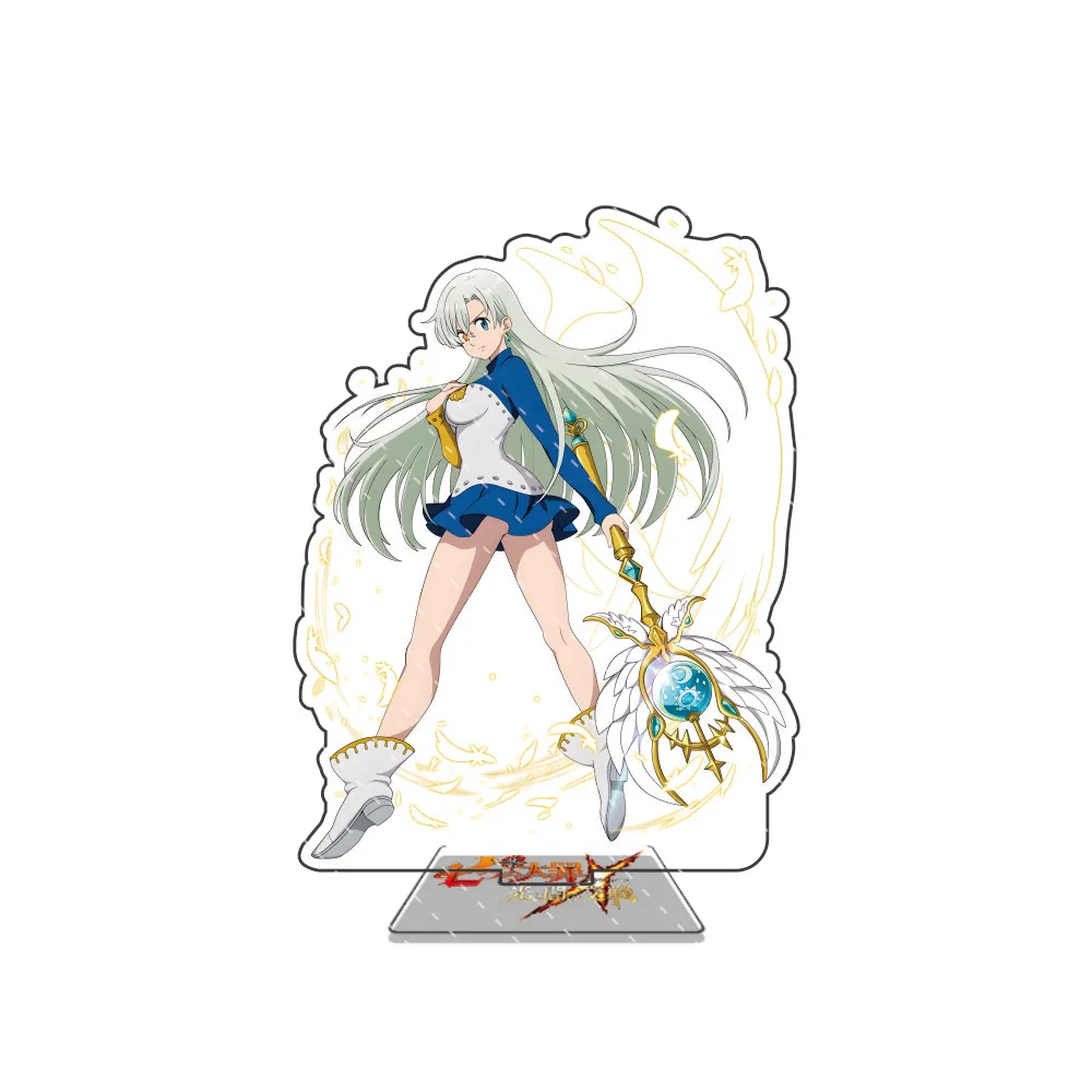 Anime Acrylic Stand Figure - The Seven Deadly Sins Character Display, 15cm Desk Decor and Gift