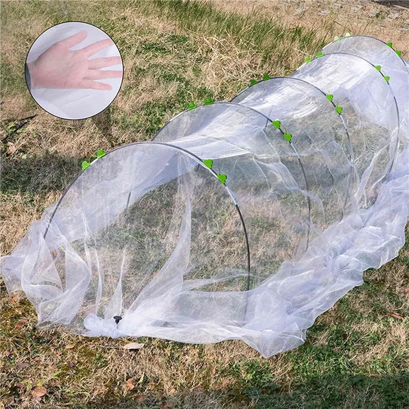 36Pcs Garden Hoops For Netting Tunnel, Garden Hoops Greenhouse Frame Flexible Tunnel Arch Crop Protection