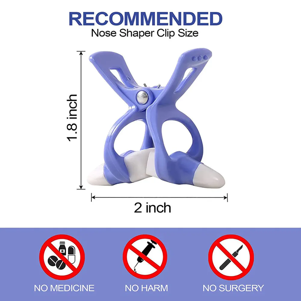 Nose Corrector Shaper Nose Bridge up Slimming Lifting Straightener Clips for Women Men Girls and Ladies Beauty Tools 2
