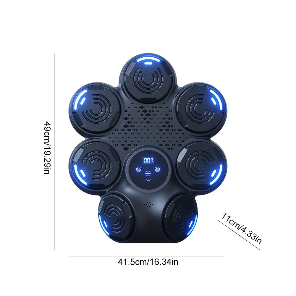Music Boxing Machine Bluetooth Smart Training Equipment Wall Target for Adult Children music boxing toys