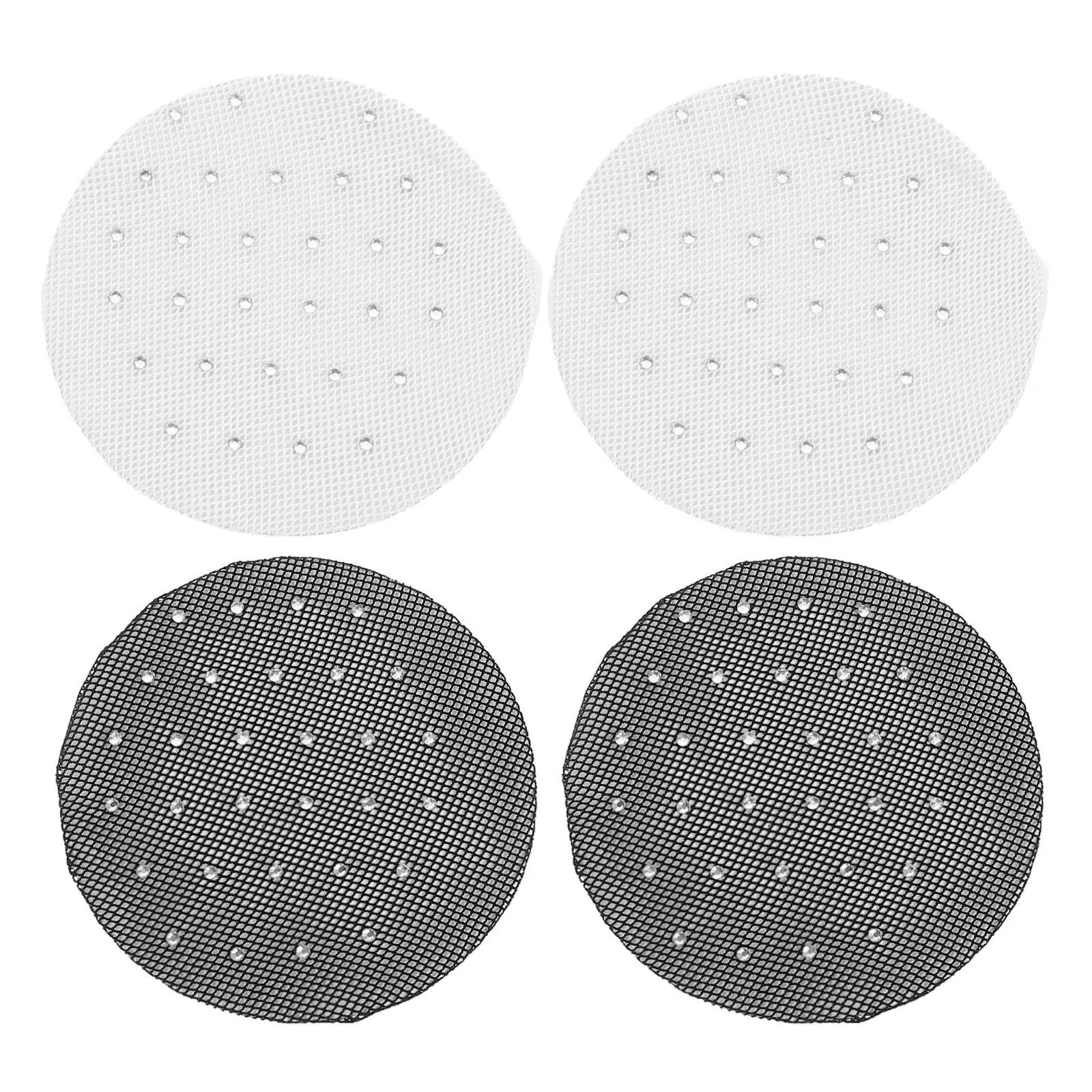 4 Pcs Girl Pan Hair Net Child Crochet Needles for Bun Cover Polyester Accessories Girls