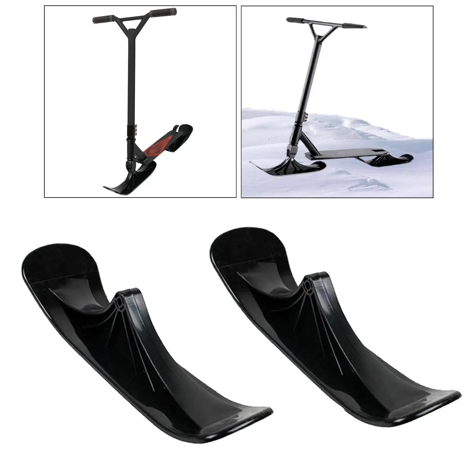Snow Sled Ski Scooter Kit for Age 4 and Up Kids, Scooter Sled , for Kids, Board