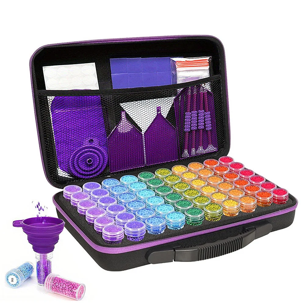 60 Grids Diamond Painting Tools Kits Diamond Paint Accessories Container Storage Bag Grids Box Diamond Painting Accessories Diamond Painting Accessory Box Diamond Painting