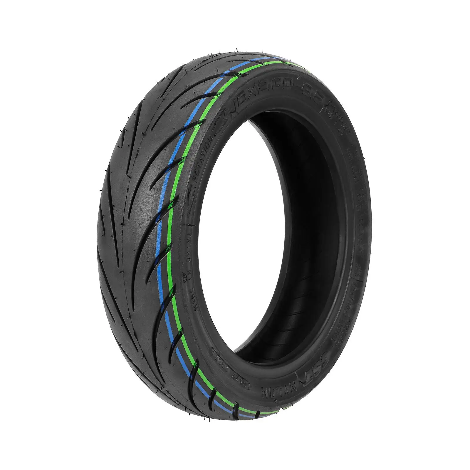 10 Inch 10x2.30-6.5 Replace Tubeless Tyre For NIU KQ2 Electric Scooter Vacuum Thickening Wear Resistance Tyre