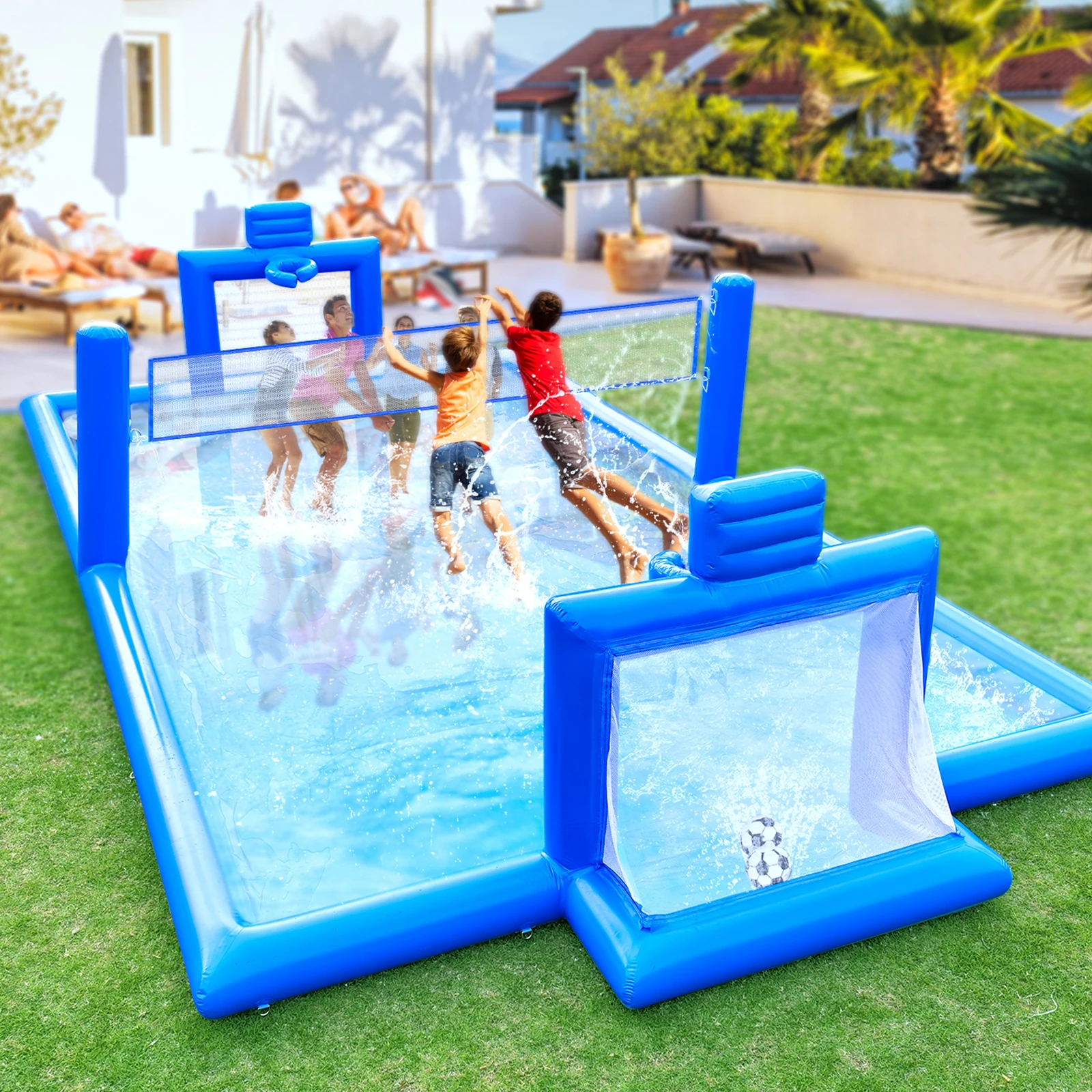 33FT Outdoor Inflatable Volleyball Court 4
