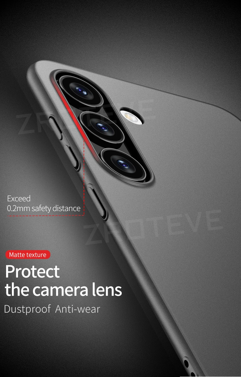 ZROTEVE Ultra Slim Hard PC Matte Cover für Samsung Galaxy A54 A55 A56 A57 A53 A52 A52s A72 A73 A34 A35 A36 A37 5G Handyhülle – Detail 13