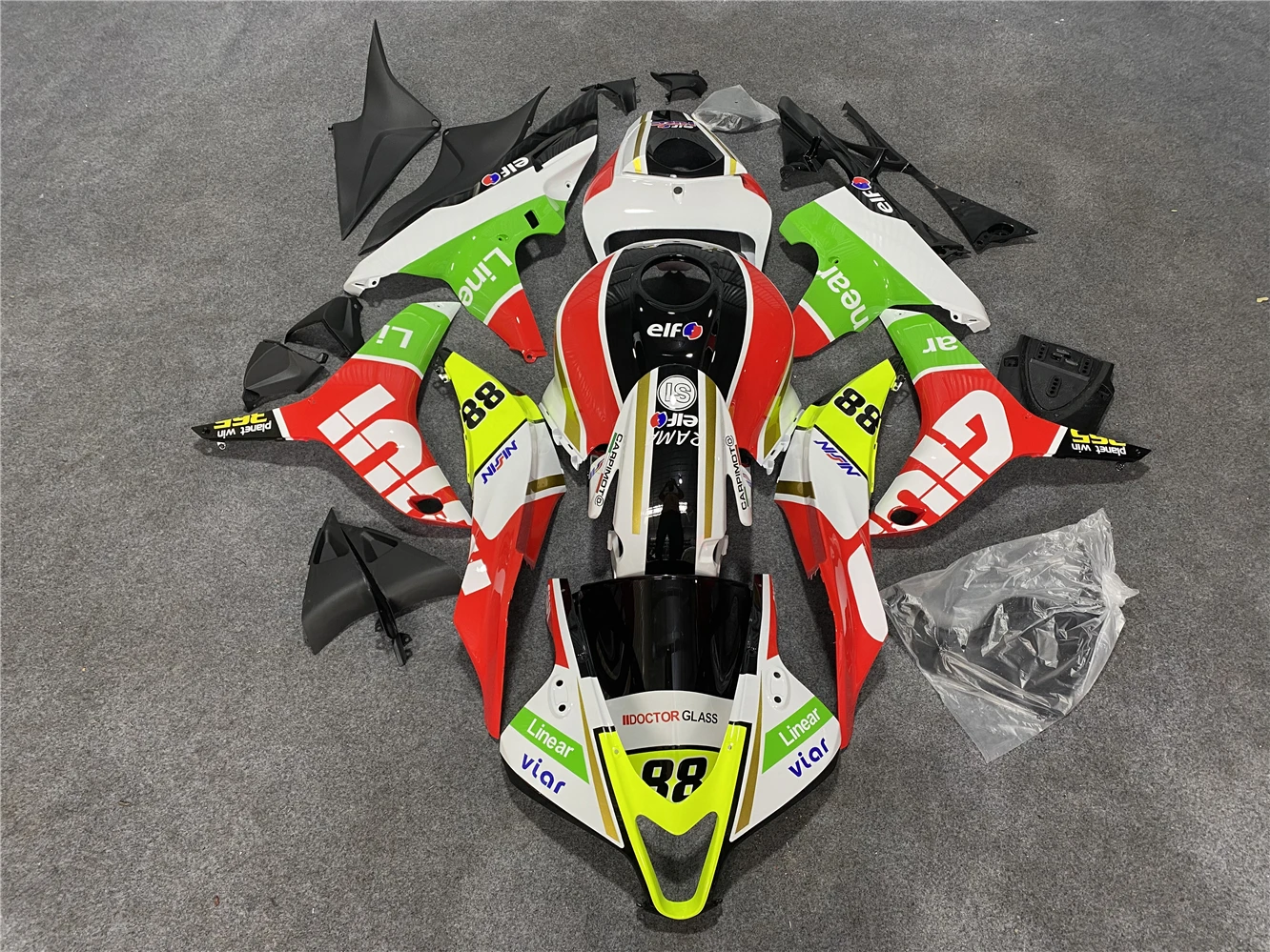 

New ABS Motorcycle full Fairings Kit for CBR600RR F5 2007 2008 CBR600RR CBR600RR F5 07 08 Bodywork fairing set red