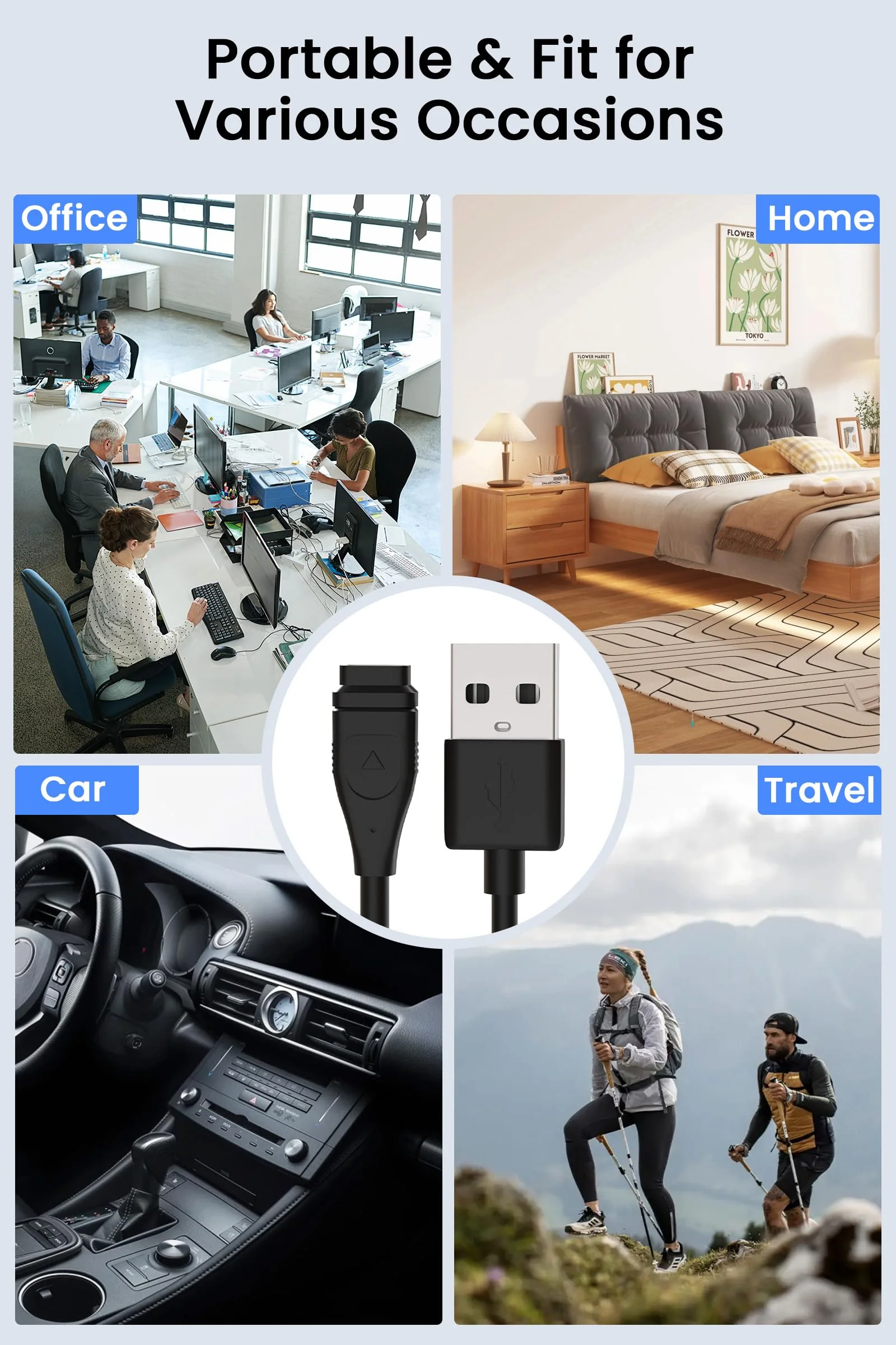 Universal USB Type-C Charger Cable