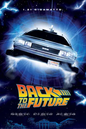 

BACK TO THE FUTURE Movie Print Art Canvas Poster For Living Room Decor Home Wall Picture