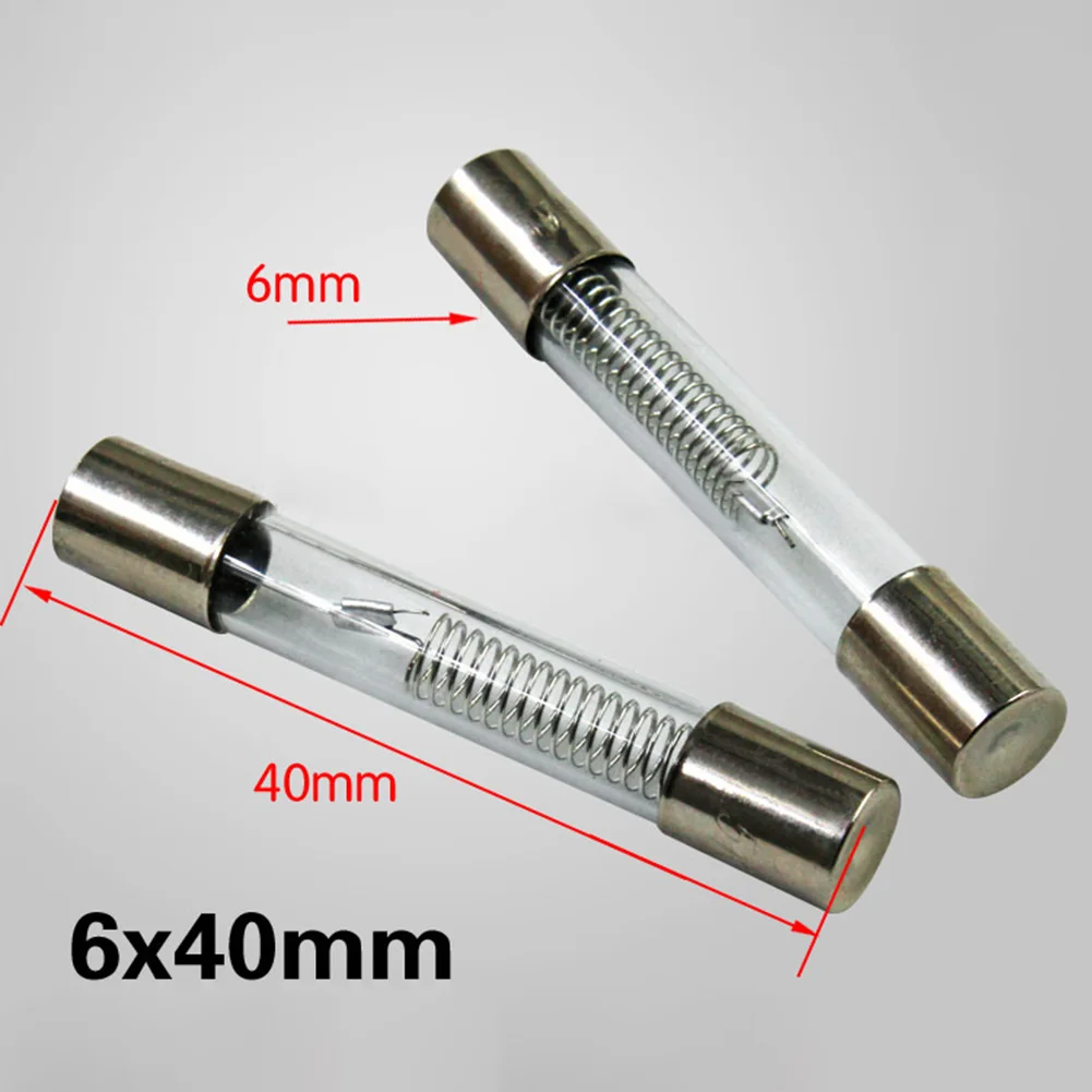 5pcs Microwave Oven Fuse Tubes Glass Tube Fuse High Voltage 0.8A 5kV 6mm X 40mm For Microwave Oven Home Appliance Components