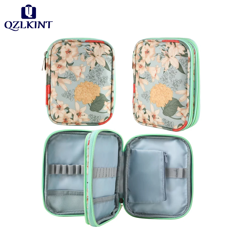 Empty Knitting Kit Case Organizer Bag For Needles Scissors Sewing Tool Accessories Kit Gift knitting tool organizer,hand knitting kit