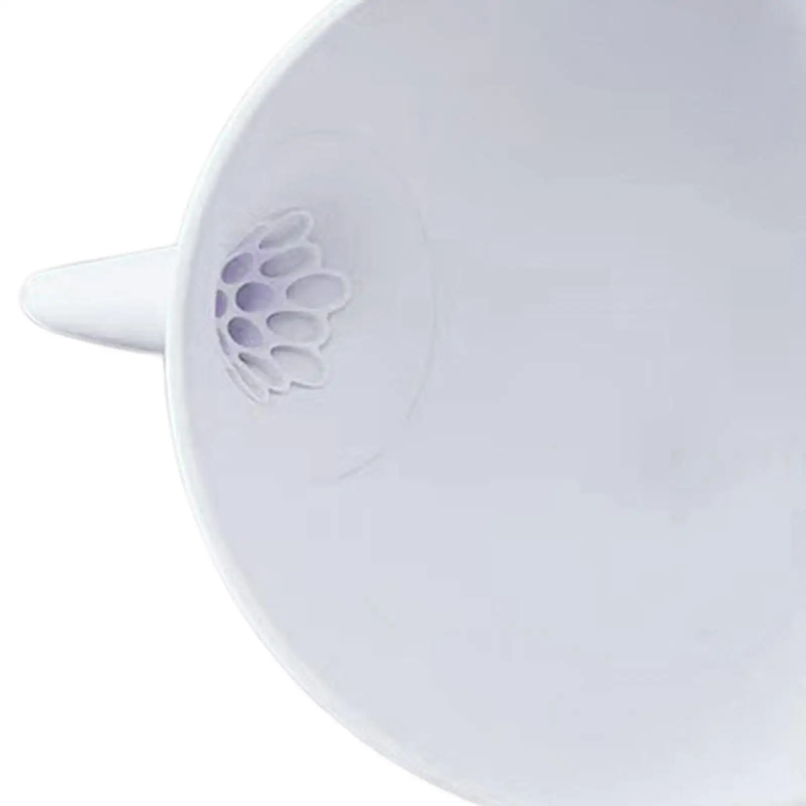 

Drain Bowl with Funnel Sink Drain Basket Noodles Soaking Multifunction Gray