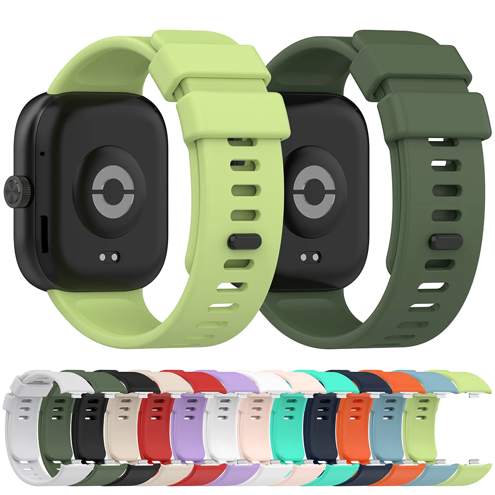 3 Cinturini Silicone Per Xiaomi Redmi Watch 3 Active/Lite - Braccialetti Morbidi E Traspiranti - Foto 6