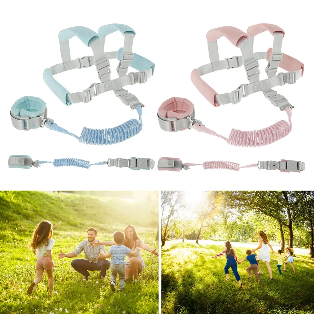 

Anti Lost Wrist Link Baby Wrist Strap Anti-lost Band Safety Harness Toddler Child Kid Baby Anti-lost Rope Strap Belt Reins 360°