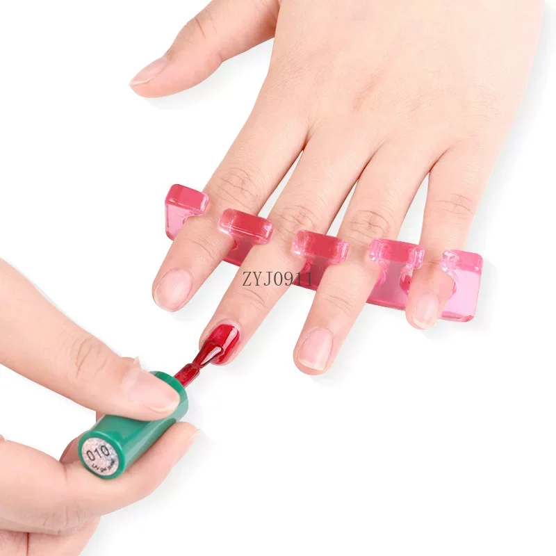 *Nail art silicone finger separator can be recycled, toe separator, nail separator, isolator, universal for feet and hands