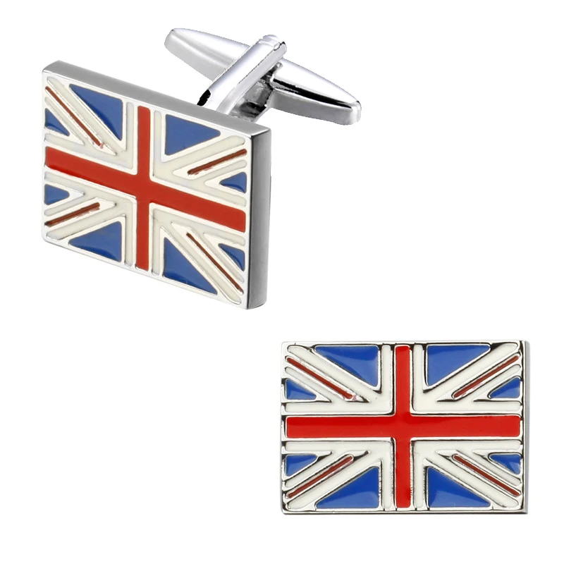 Elegant Copper Men's Cufflinks with Cross Leather Rope Design