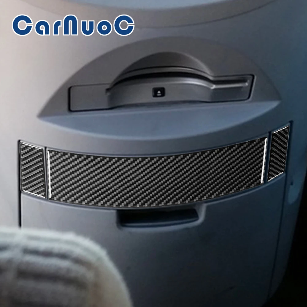 

For Nissan Quest 2004 2005 2006 Console Ashtray Panel Decorative Stickers Accessories Car Carbon Fiber Interior Moulding