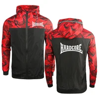 Men's Jacket Camouflage Outwear Hardcore Ma1 Bomber Print Casual Hooded Jacket HipHop Large Size Zipper Outdoor Sweatshirt 1