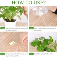 Garden Plant Watering Device Glass Flowers Water Feeder Automatic Self Watering Devices Bird Star Mushroom Design Plant Waterer 6