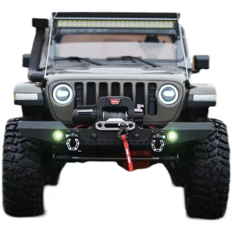 Easy to control Wrangler headlight fot 1/10 1/8 RC Crawler Car Axial Scx10 90046 D90 Yikong Rgt Traxxas Trx4 Trx4m D12