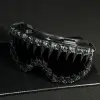 1 Piece of Oversized Punk Venom Dropper Fluid Protection Windproof Ski Goggles with Adjustable Elastic Band Effect Random 4