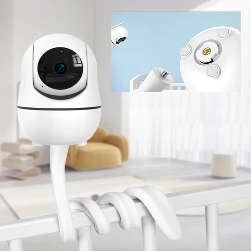 Baby monitor holder Baby Monitor Silicone Bracket Compatible With SM70PTZ/SM650/SM50/SM55 Multifunctional White Silicone Bracket