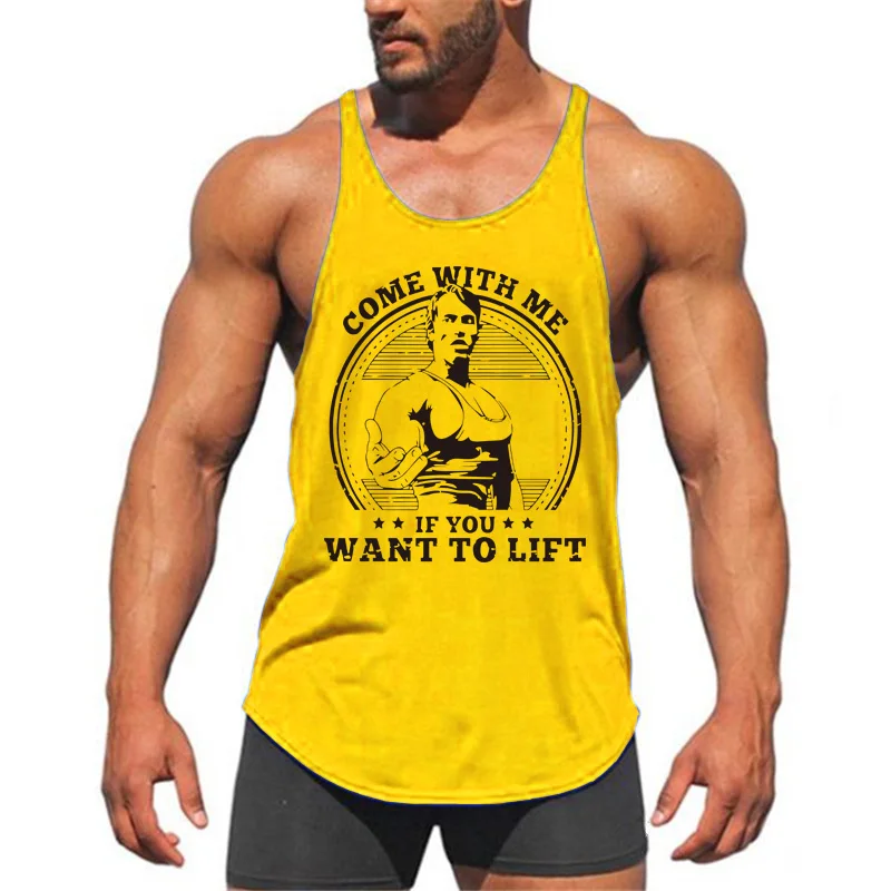 Brand Vest Muscle Sleeveless Singlets Fashion Workout Sports Shirt Mens Bodybuilding Fitness Top Men Gym Tank  Clothing