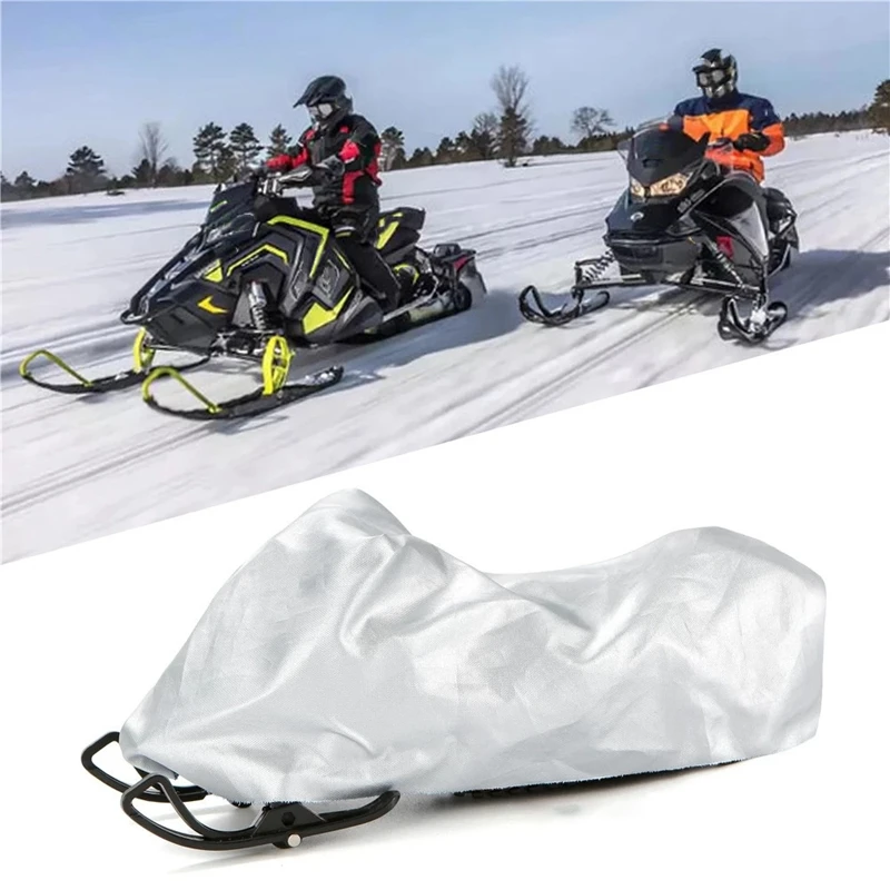 Snowmobile Cover Waterproof Dust Trailerable Anti-UV Winter