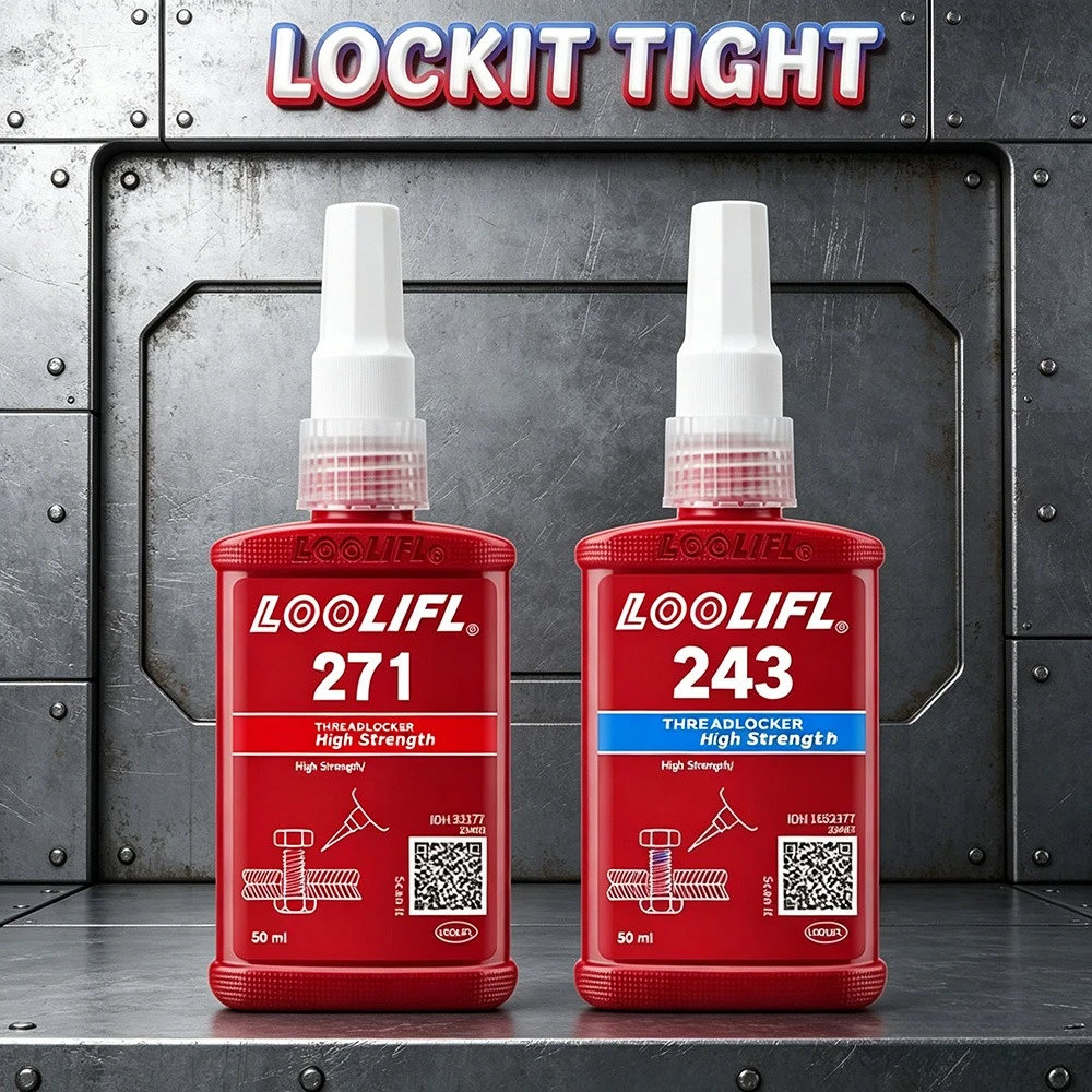 Colle anaérobie Threadlocker 243 & 271 2 pièces - Frein filet vis boulons