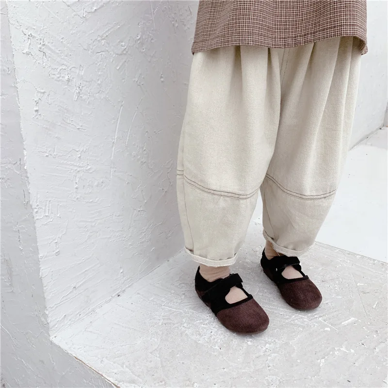 

Girls Pants Long Trousers Cotton 2024 Thread Spring Autumn Teenagers Baby's Kids Pants Outdoor Teenagers Children's Clothing